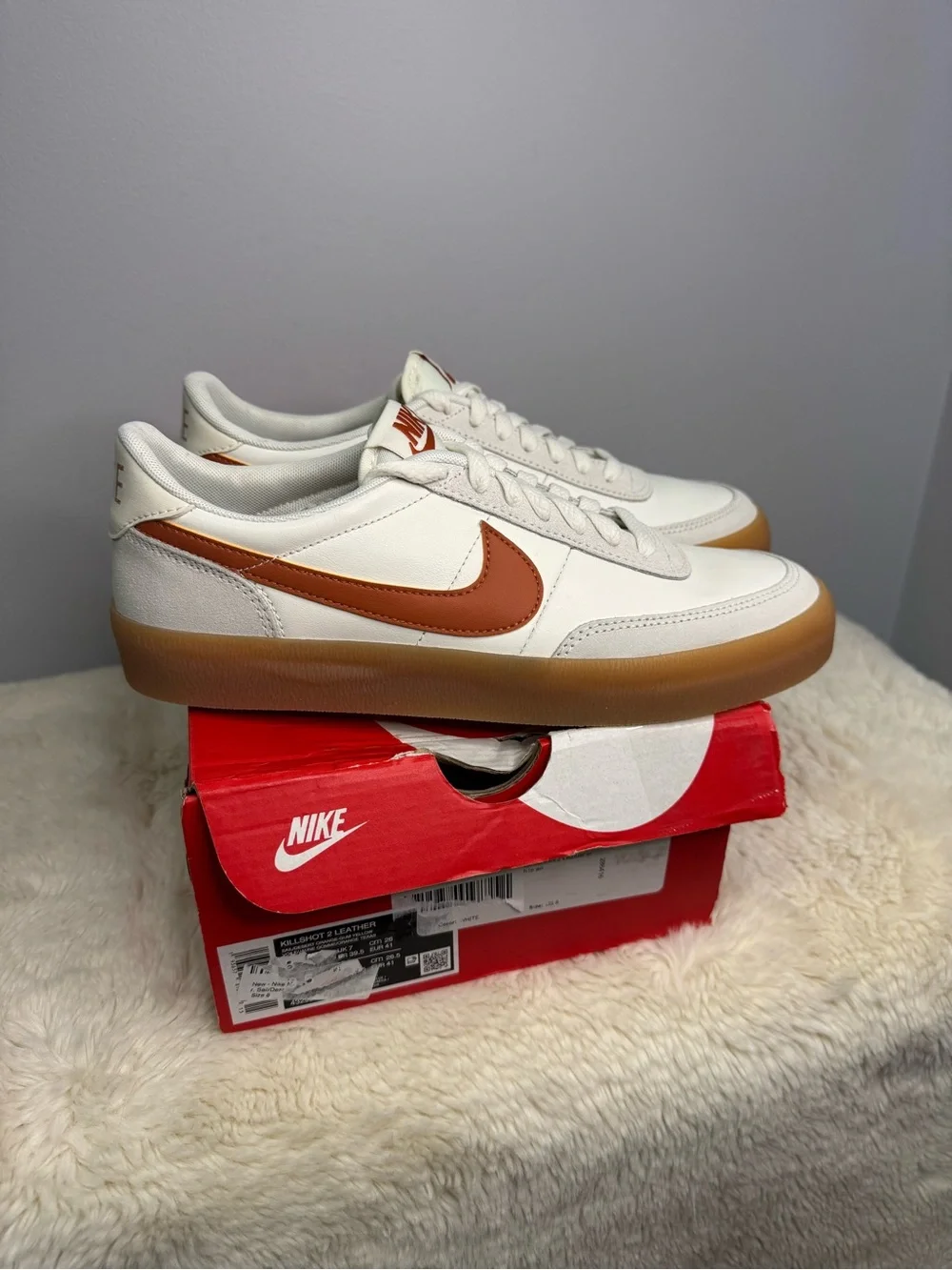 Nike Killshot 2 Leather Sail/Desert Orange/Gum Yellow Low Top Men